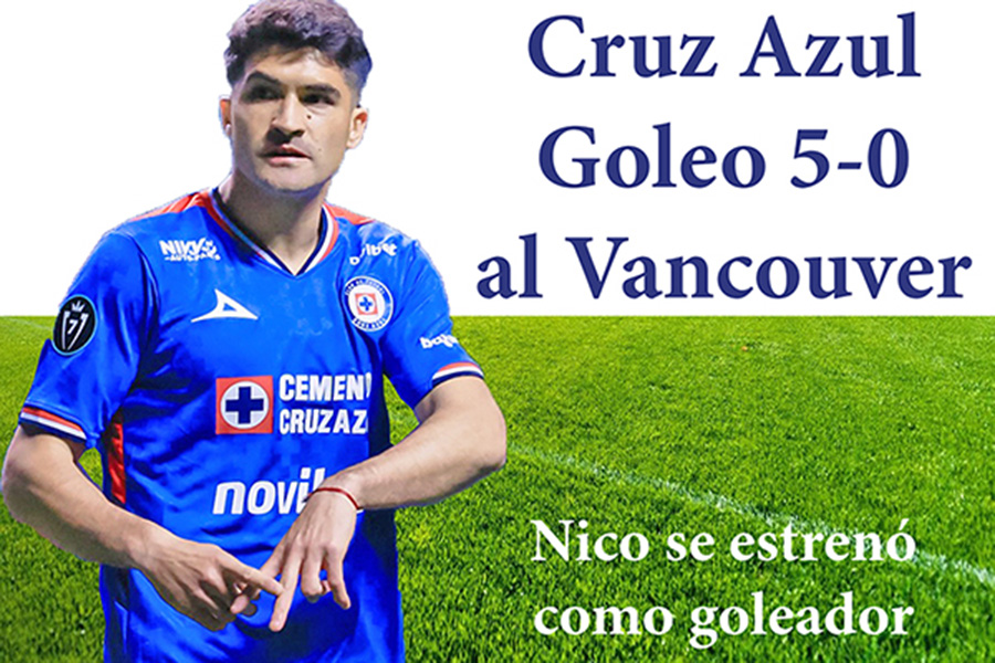 Nico Ibañez se estreno como delantero del Cruz Azul